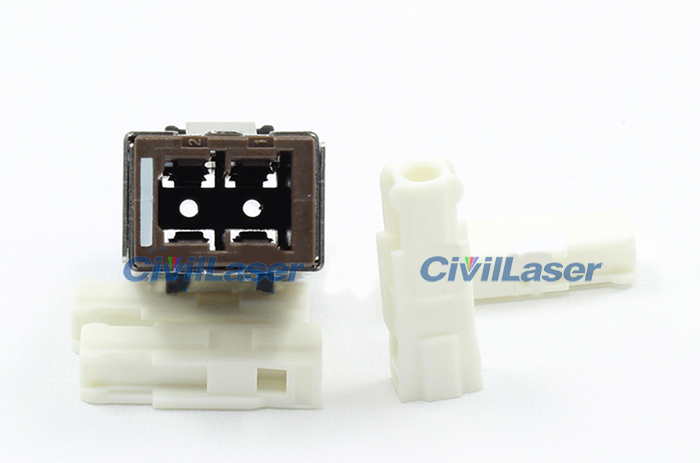 MU Singal Mode Singal Core Metal Fiber Optic Adapter